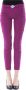 By Byblos Skinny broek met zijrits en voorapplicatie Purple Dames - Thumbnail 1