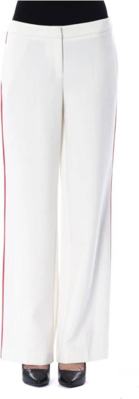 Byblos White Polyester Jeans & Pant Wit Dames