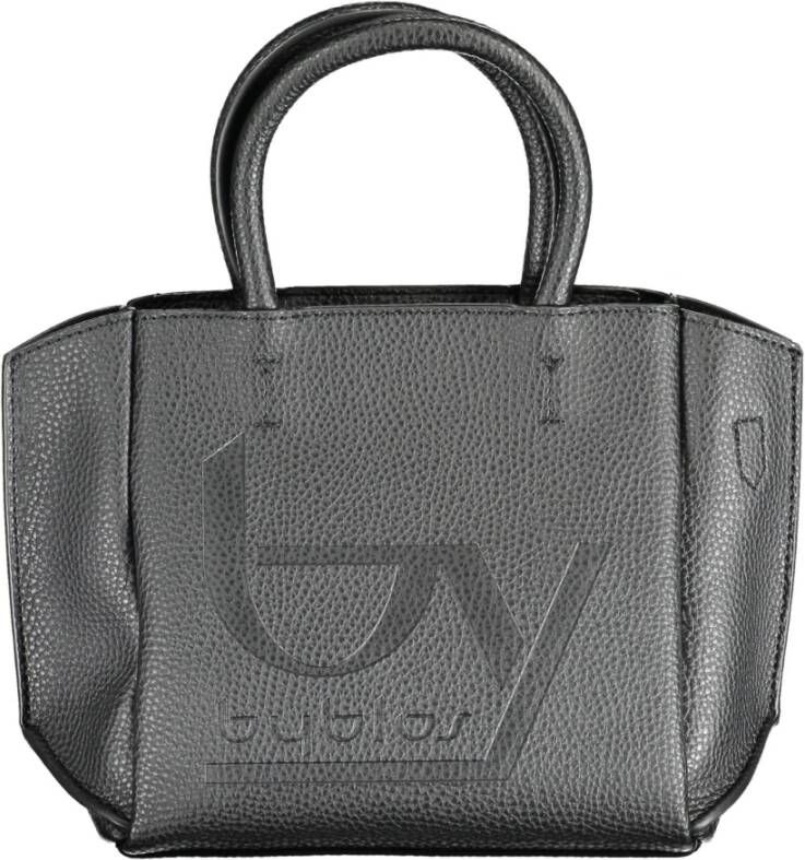 Byblos Elegante zwarte Tote met handvatten en schouderband Black Dames