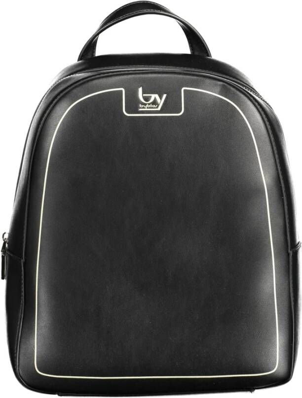 Byblos Elegante zwarte rugzak met contrasterende details Black Unisex
