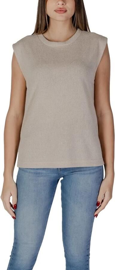 B.Young Beige Gebreide Top Lente Zomer Collectie Beige Dames - Foto 4