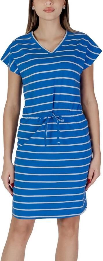 B.Young Blauwe Katoenen Jurk Lente Zomer Collectie Blue Dames - Foto 4