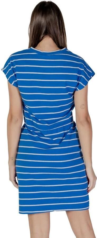 B.Young Blauwe Katoenen Jurk Lente Zomer Collectie Blue Dames - Foto 2