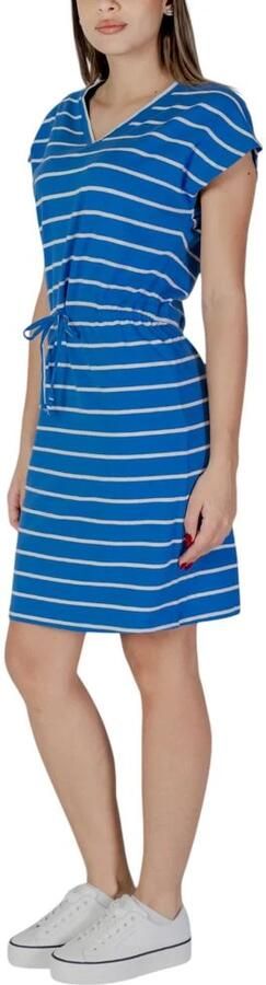 B.Young Blauwe Katoenen Jurk Lente Zomer Collectie Blue Dames - Foto 3