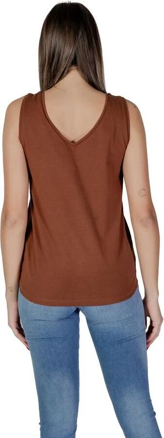 B.Young Bruine V-hals Tanktop Relaxte Pasvorm Brown Dames - Foto 3