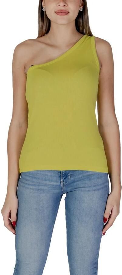 B.Young Gele Katoenen Tops & T-shirt Yellow Dames - Foto 4