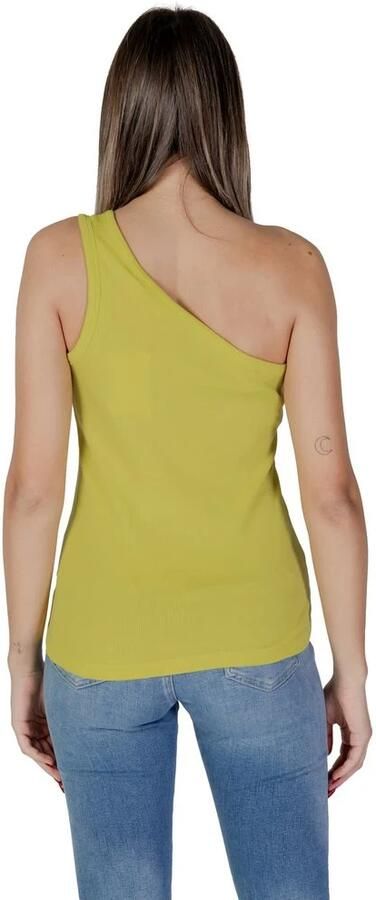 B.Young Gele Katoenen Tops & T-shirt Yellow Dames