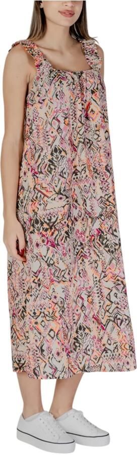 B.Young Katoenen Damesjurken Lente Zomer Collectie Multicolor Dames - Foto 3