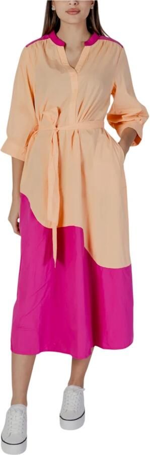 B.Young Katoenen Damesjurken Lente Zomer Collectie Pink Dames - Foto 4