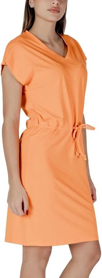 B.Young Oranje Katoenen Mini Jurk Damesmode Orange Dames - Foto 2