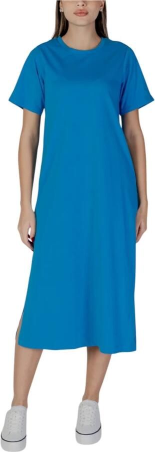 B.Young Lente Zomer Dames Katoenen Jurken Collectie Blue Dames - Foto 4