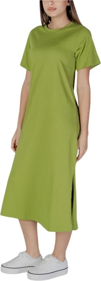 B.Young Lente Zomer Dames Katoenen Jurken Collectie Green Dames