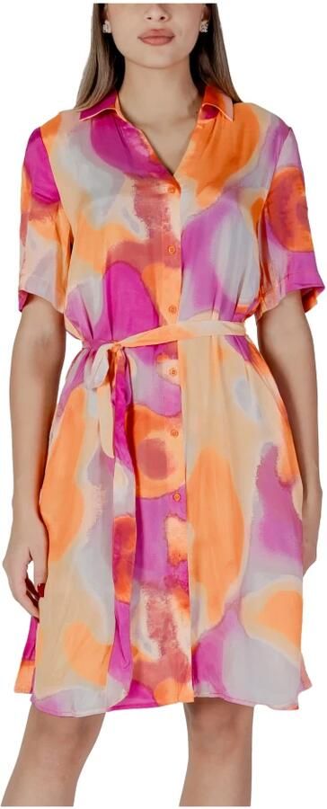 B.Young Lente Zomer Dames Katoenen Jurken Collectie Multicolor Dames