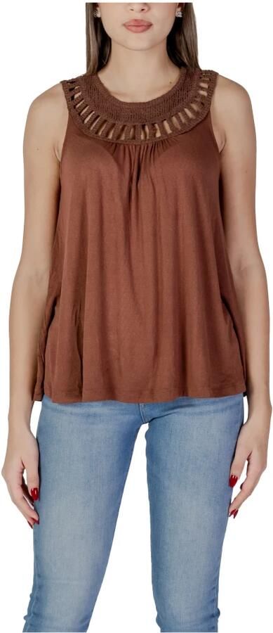 B.Young Bruine Viscose Tops & T-Shirt Collectie Brown Dames - Foto 4