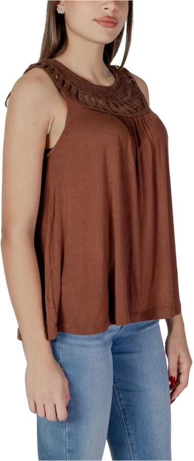 B.Young Bruine Viscose Tops & T-Shirt Collectie Brown Dames