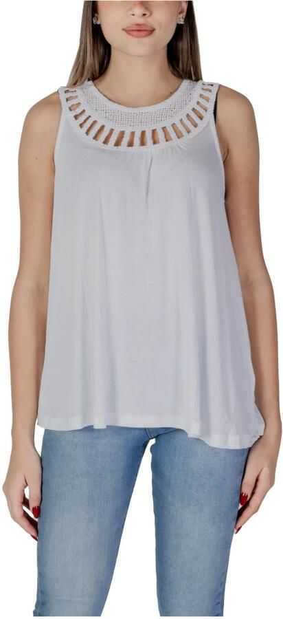 B.Young Witte Viscose Tops & T-Shirts Collectie White Dames - Foto 4