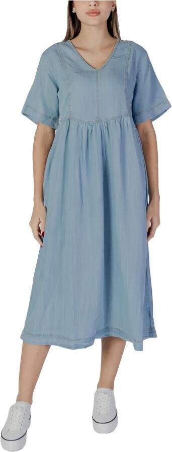 B.Young Lente Zomer Katoenen Jurken Collectie voor vrouwen Blue Dames - Foto 4