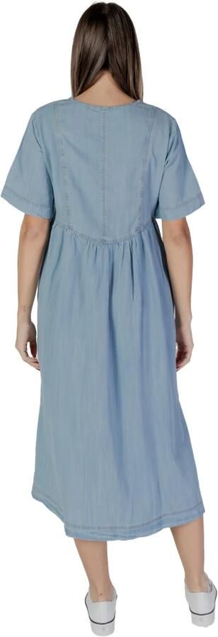 B.Young Lente Zomer Katoenen Jurken Collectie voor vrouwen Blue Dames