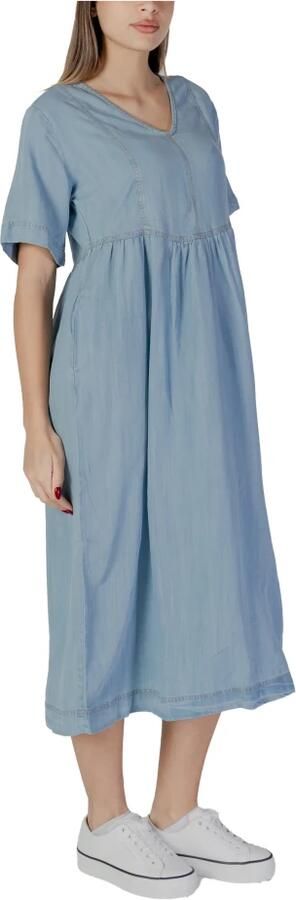 B.Young Lente Zomer Katoenen Jurken Collectie voor vrouwen Blue Dames - Foto 3