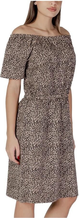 B.Young Beige Katoenen Jurk Dames Collectie Beige Dames - Foto 3