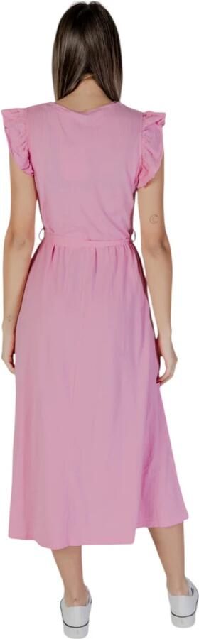 B.Young Lente Zomer Dames Katoenen Jurken Collectie Pink Dames - Foto 2