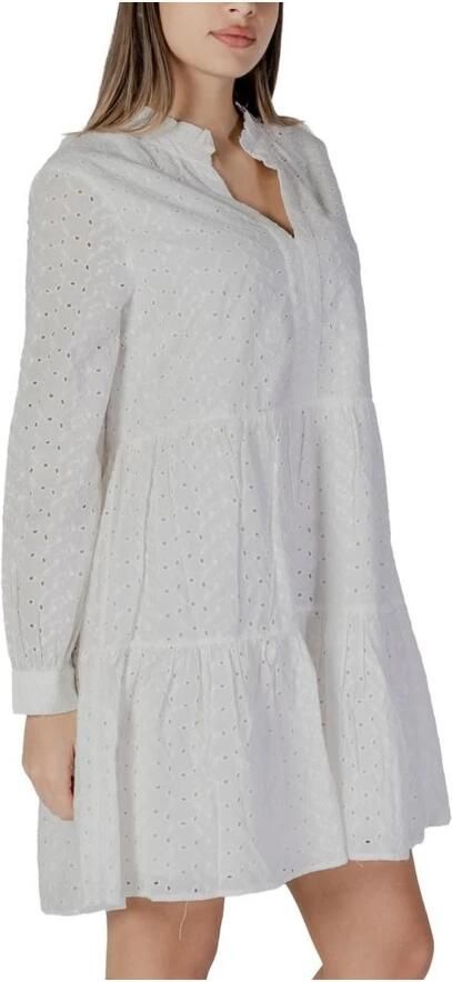 B.Young Lente Zomer Katoenen Jurken Collectie voor vrouwen White Dames