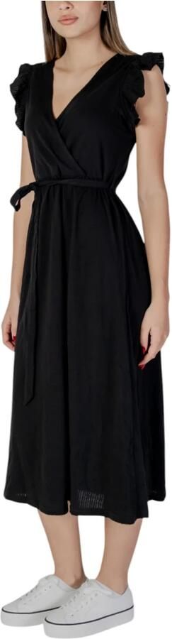 B.Young Lente Zomer Dames Katoenen Jurken Collectie Black Dames - Foto 3