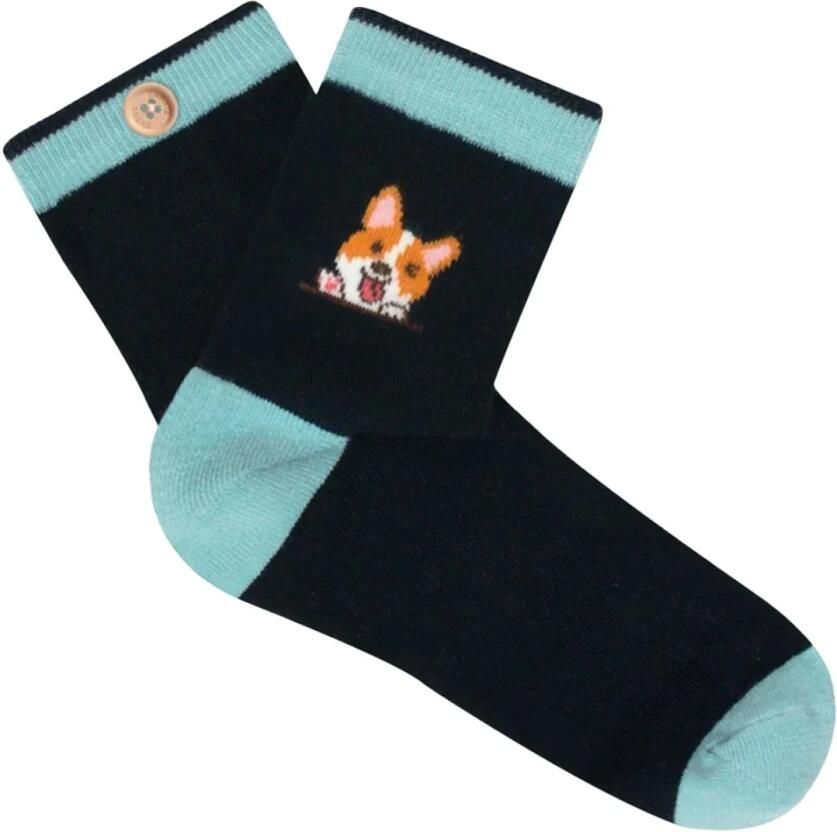 Cabaia Blauwe Patroon Sokken Onafscheidelijk Blue Dames