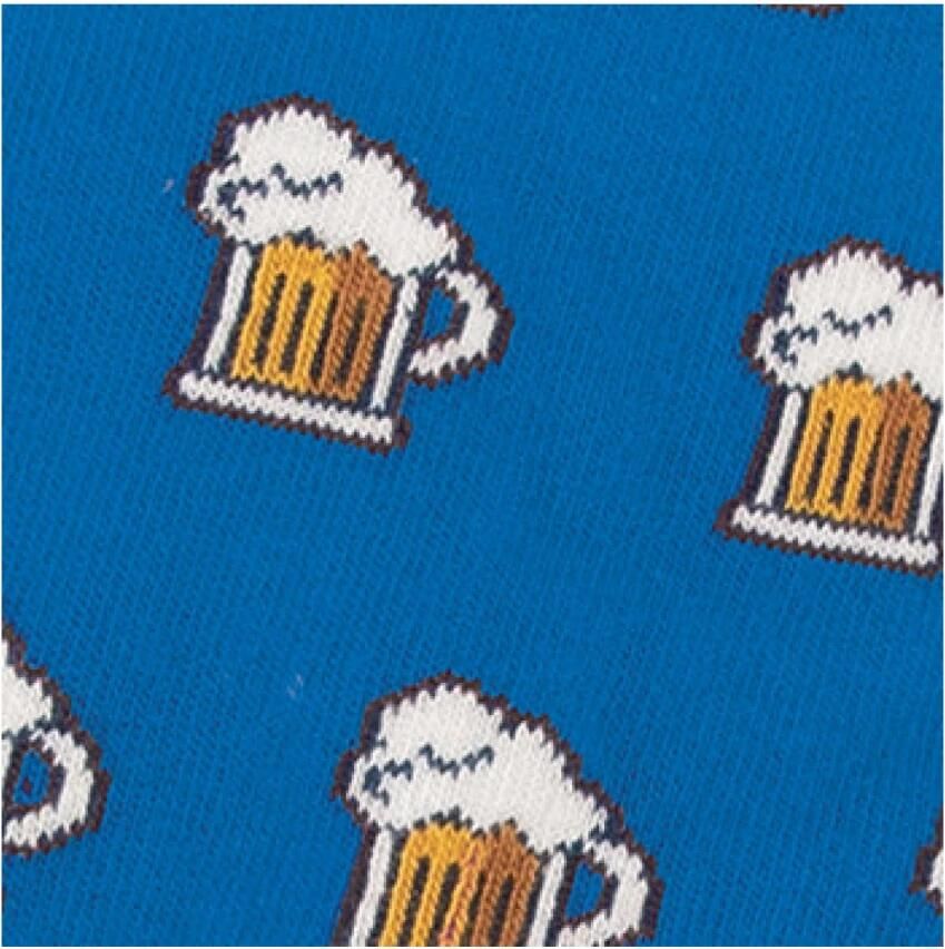 Cabaia Blauwe Patroon Sokken Onafscheidelijk Blue Heren - Foto 2