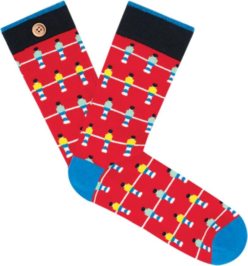 Cabaia Grappige sokken met knoopverbinding Multicolor Heren