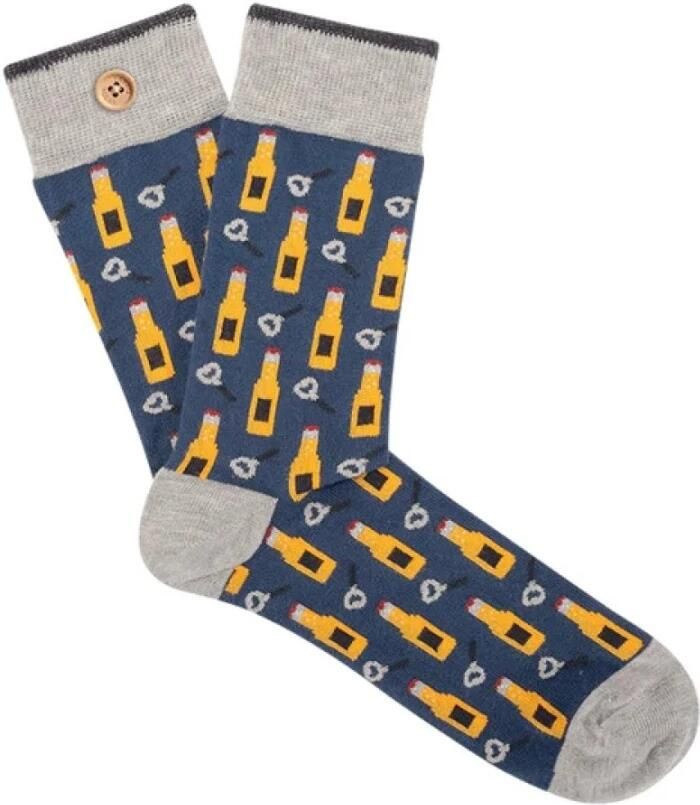 Cabaia Kleurrijke Sokken met Knoopsluiting Multicolor Heren