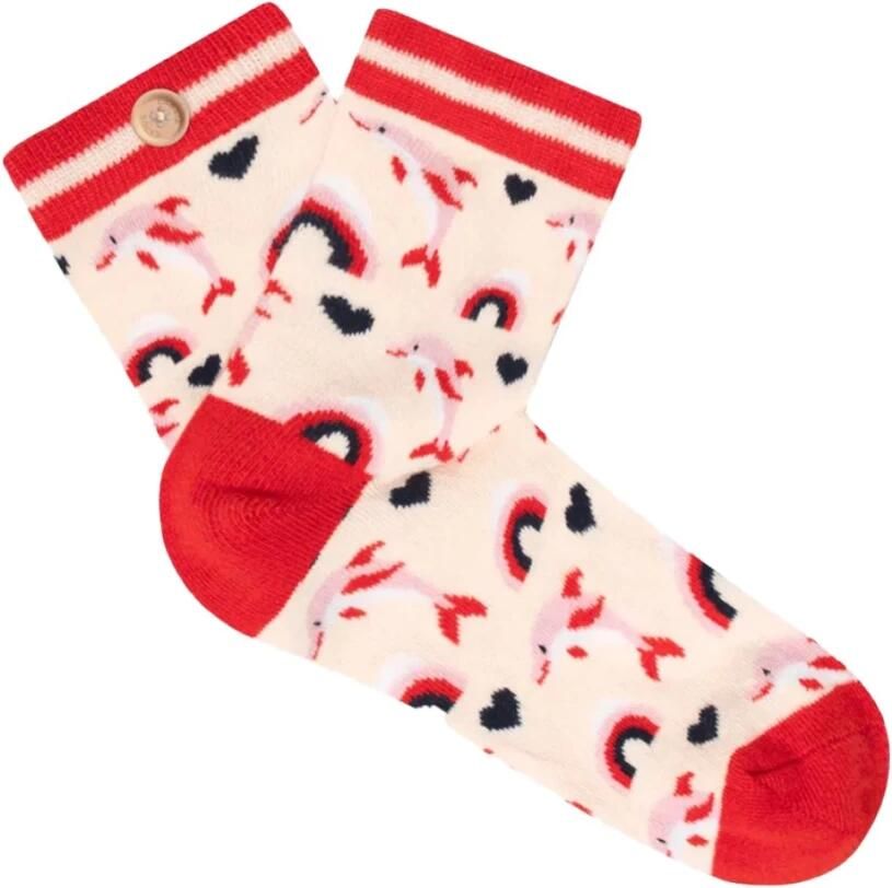 Cabaia Lavendelgeurende Sokken met Knoop Multicolor Dames