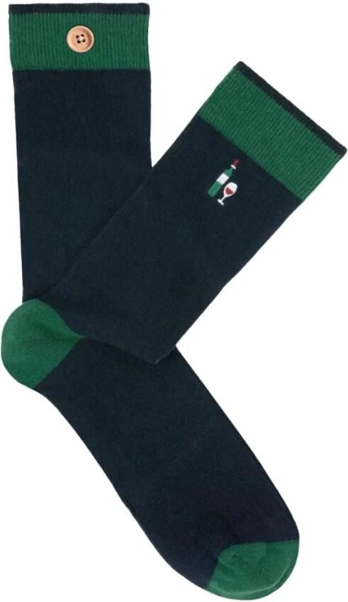 Cabaia Onafscheidelijke Sokken Blauw Patroon Green Heren