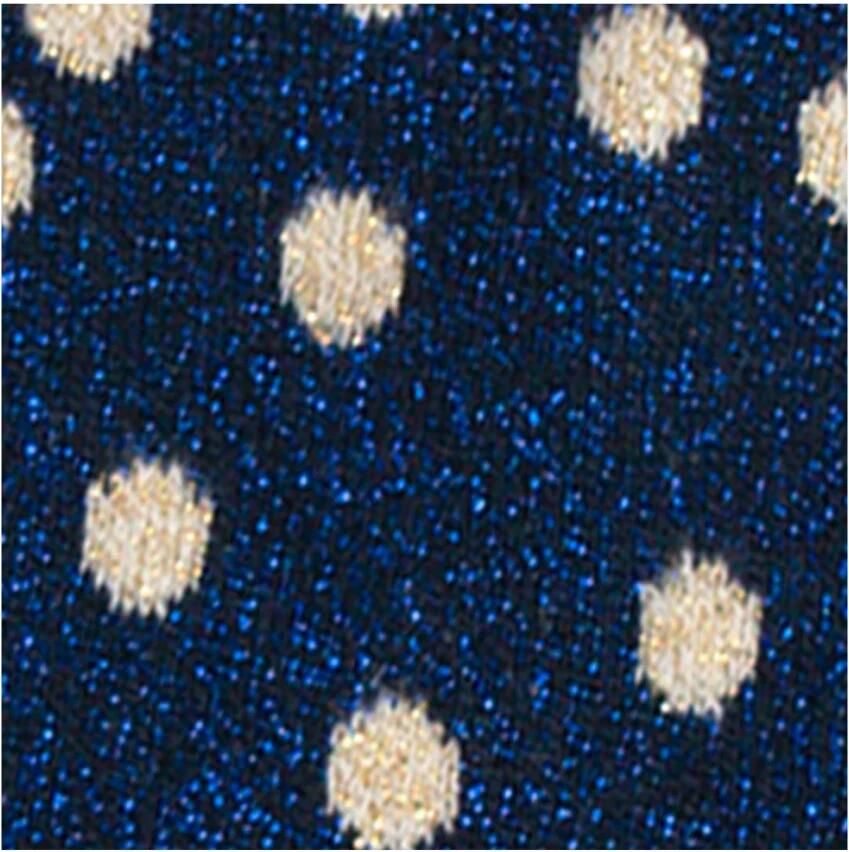 Cabaia Polka Dot Sokken Naadloos Ontwerp Blue Dames