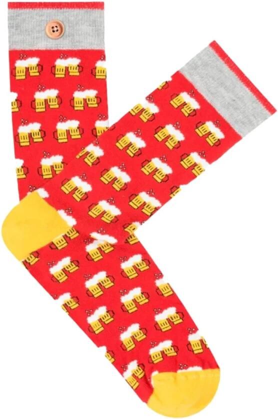 Cabaia Rood Geknoopt Sokkenset Multicolor Heren