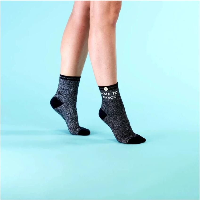 Cabaia Schitterende onafscheidelijke sokken Zwart Black Dames