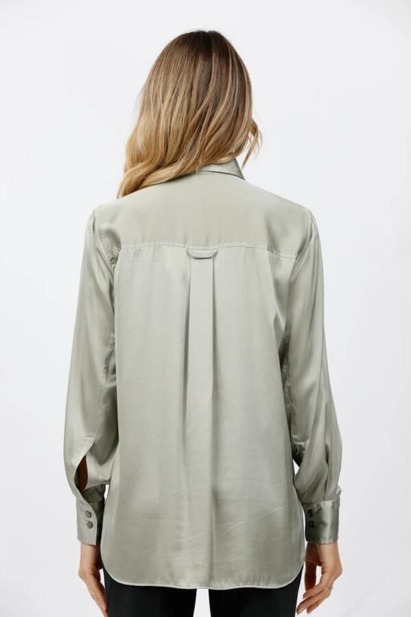 Caliban Casual Overhemd Green Dames - Foto 3