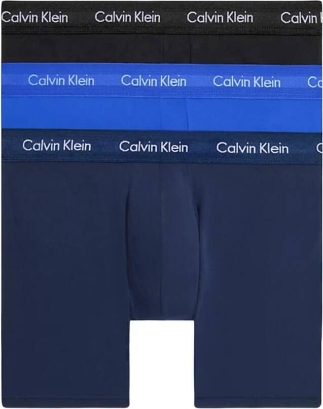 Calvin Klein 3 Pack Boxershort Zwart u2662g 4ku Zwart Heren