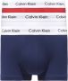 Calvin Klein Lage Boxershorts Set van 3 Marineblauw Sportief Ontwerp Blue Heren - Thumbnail 14