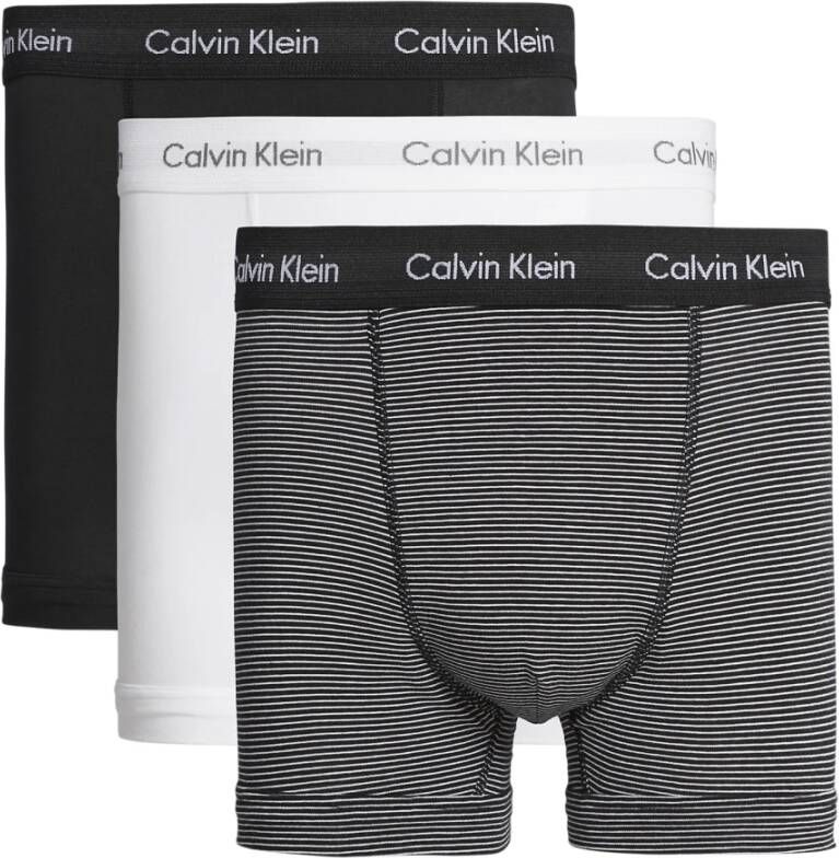 Calvin Klein 3 Pack Trunk Zwart Heren