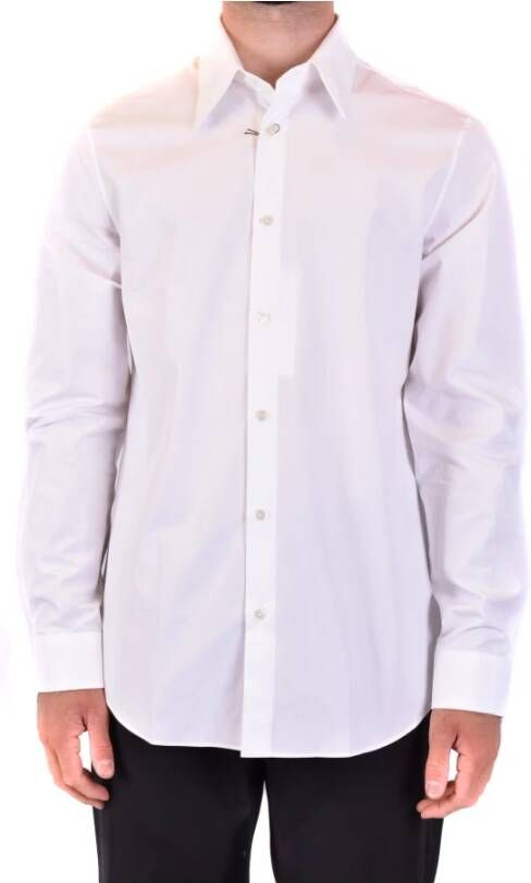 Calvin Klein Klassiek Wit Formeel Overhemd Fw20 White Heren