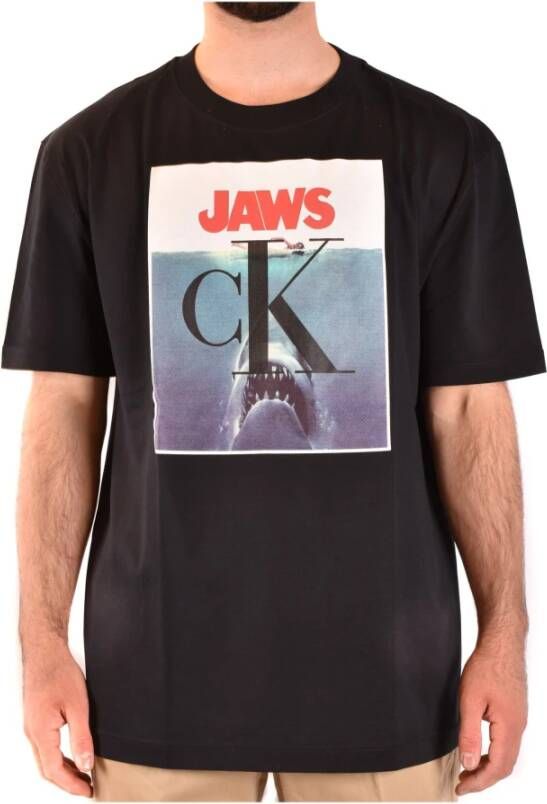 Calvin Klein Zwarte Ss20 T-shirt met stijlcode 92Mwtf32C491001 Black Heren