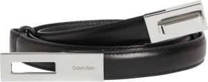 Calvin Klein archive hardware 2cm belt Zwart Dames