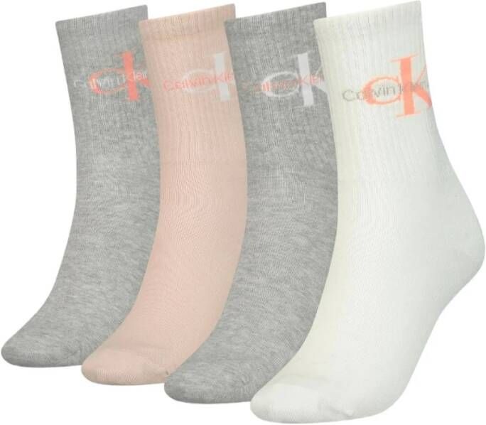 Calvin Klein Assortiment van 4 paar sokken in cadeaubox Meerkleurig Dames