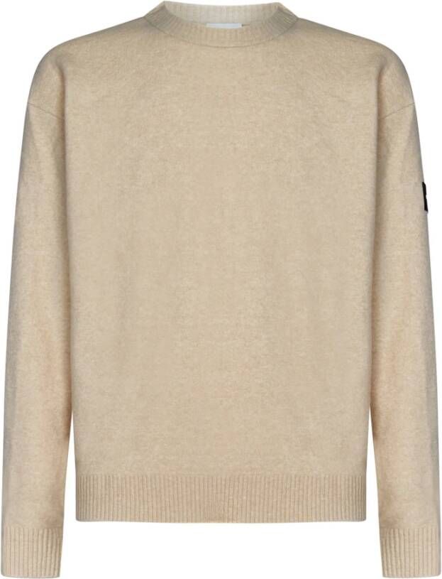 Calvin Klein Aw23 Crème Sweatshirts voor Heren Beige Heren
