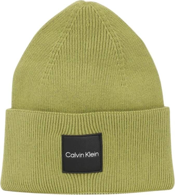Calvin Klein Beanie FINE cotton rib beanie