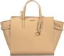 Calvin Klein Beige Polyester Handtas met Contrasterende Details Beige Dames - Thumbnail 2