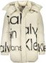 Calvin Klein Beige Polyester Jas met Afneembare Capuchon Beige - Thumbnail 2