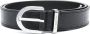 Calvin Klein Leren Riem Zwart Metalen Gesp Contrast Details Black Heren - Thumbnail 2