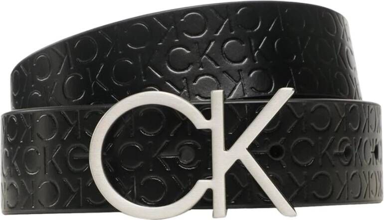 Calvin Klein Zwarte Re-Lock Riem voor Vrouwen Black Dames